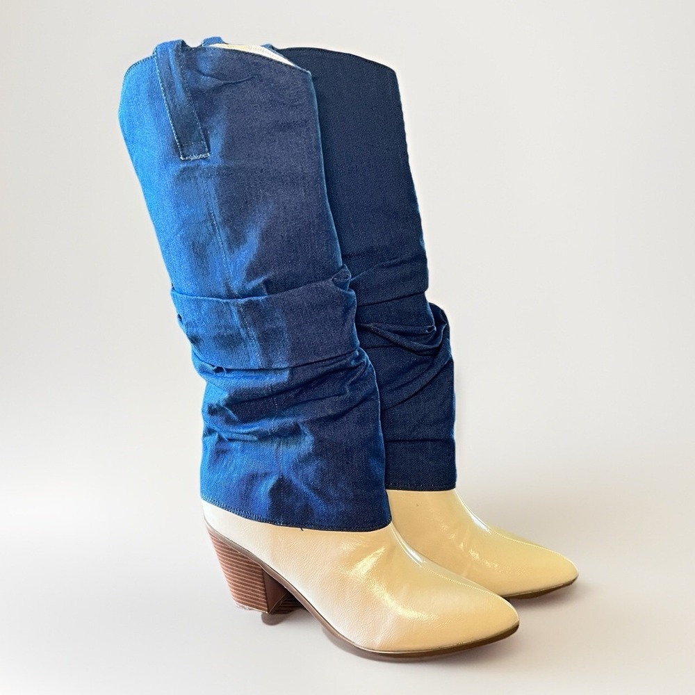 London Rag Women's Fab Cowboy Knee High Boots.  Size 10‎